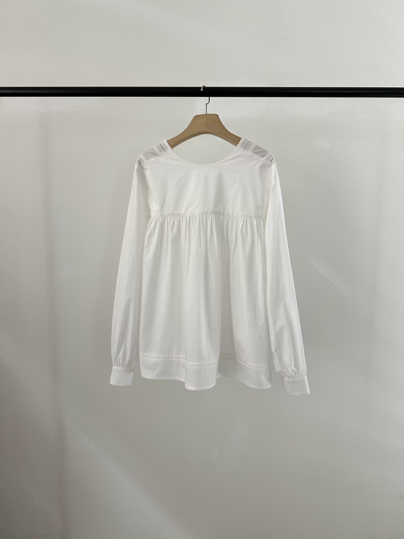 BRUNCH/WEARABLE韓國直郵女裝新款真品推薦休閑襯衫蕾絲衫TAFFETA襯衫/蕾絲衫
