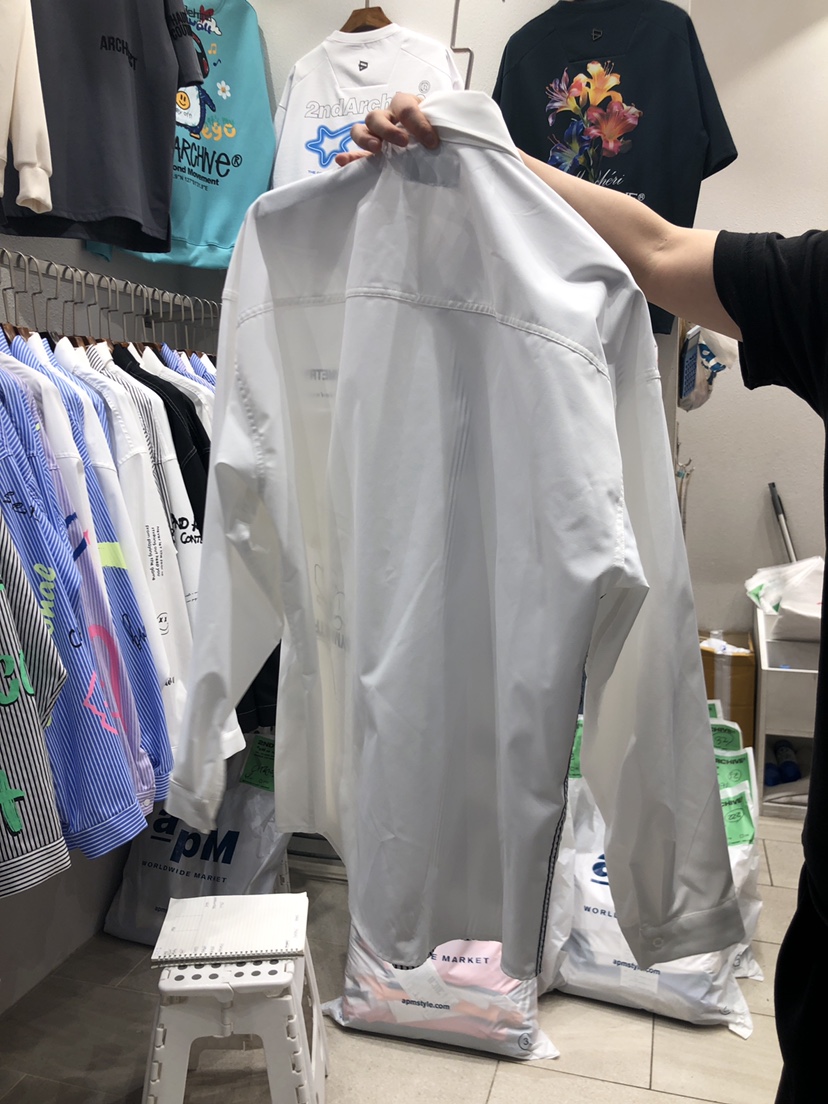 BOWL-a韓國直郵東大門代購女裝新品熱賣人氣24春夏襯衫蕾絲衫BOWL-男裝襯衫/蕾絲衫