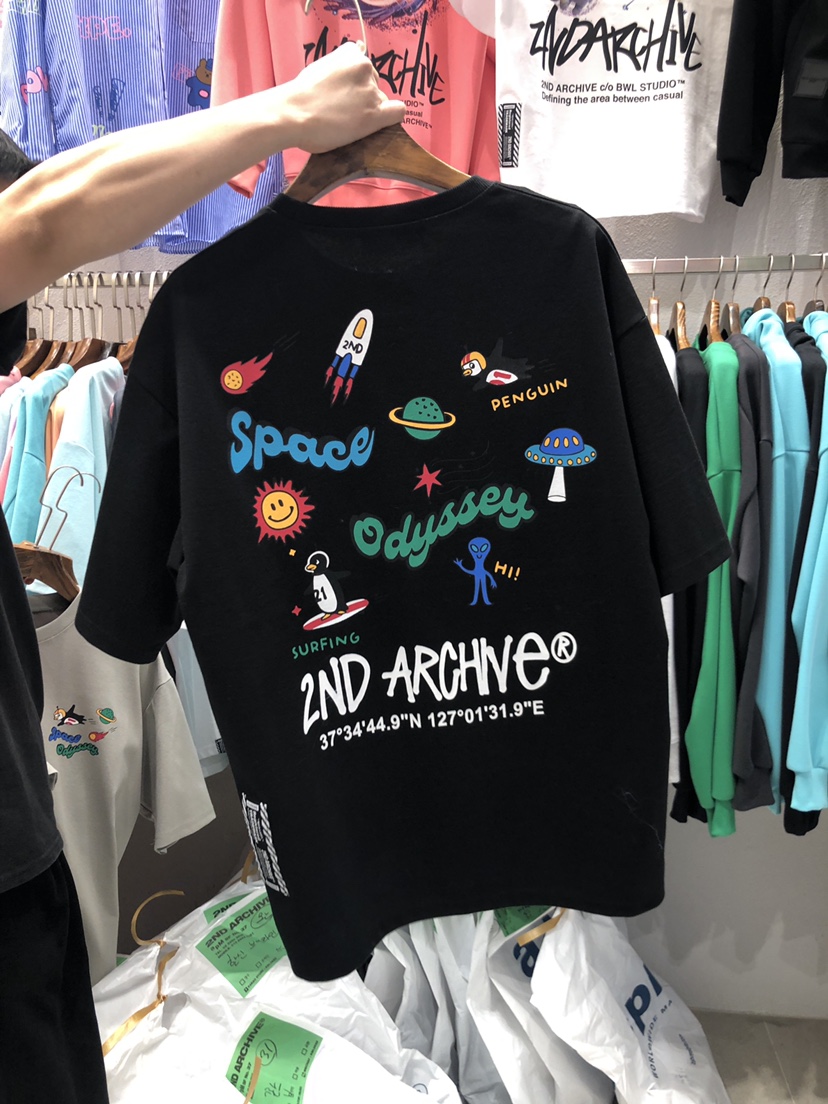 BOWL-a韓國直郵東大門代購女裝新品熱賣人氣職業時尚休閑T恤BOWL-男裝T恤