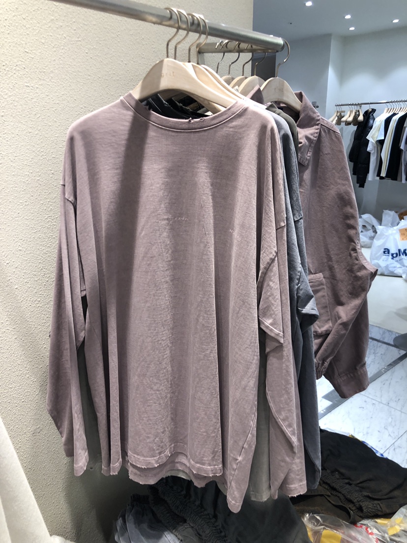 GRIT韓國直郵女裝新品熱賣休閑人氣職業時尚真品推薦24春夏T恤GRIT/OVER THE ROW-男裝T恤圖色2