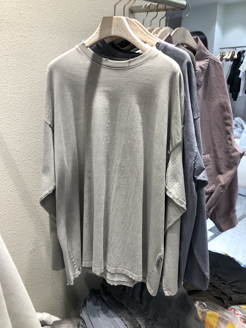 GRIT韓國直郵女裝新品熱賣休閑人氣職業時尚真品推薦24春夏T恤GRIT/OVER THE ROW-男裝T恤圖色3