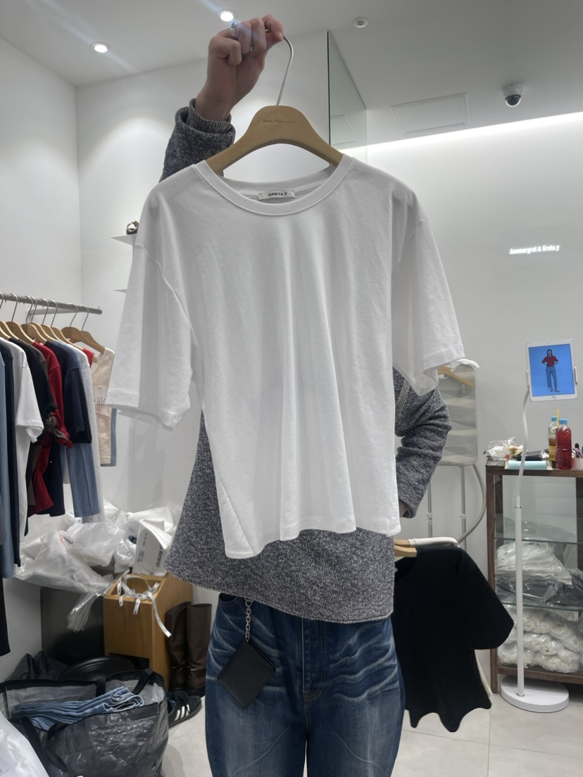 GRETA.Y直郵韓國代購女裝新款24春夏職業推薦熱賣人氣T恤GRETA.YT恤圖色1