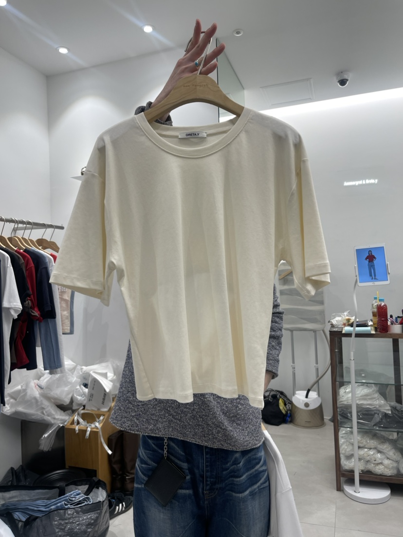 GRETA.Y直郵韓國代購女裝新款24春夏職業推薦熱賣人氣T恤GRETA.YT恤圖色3