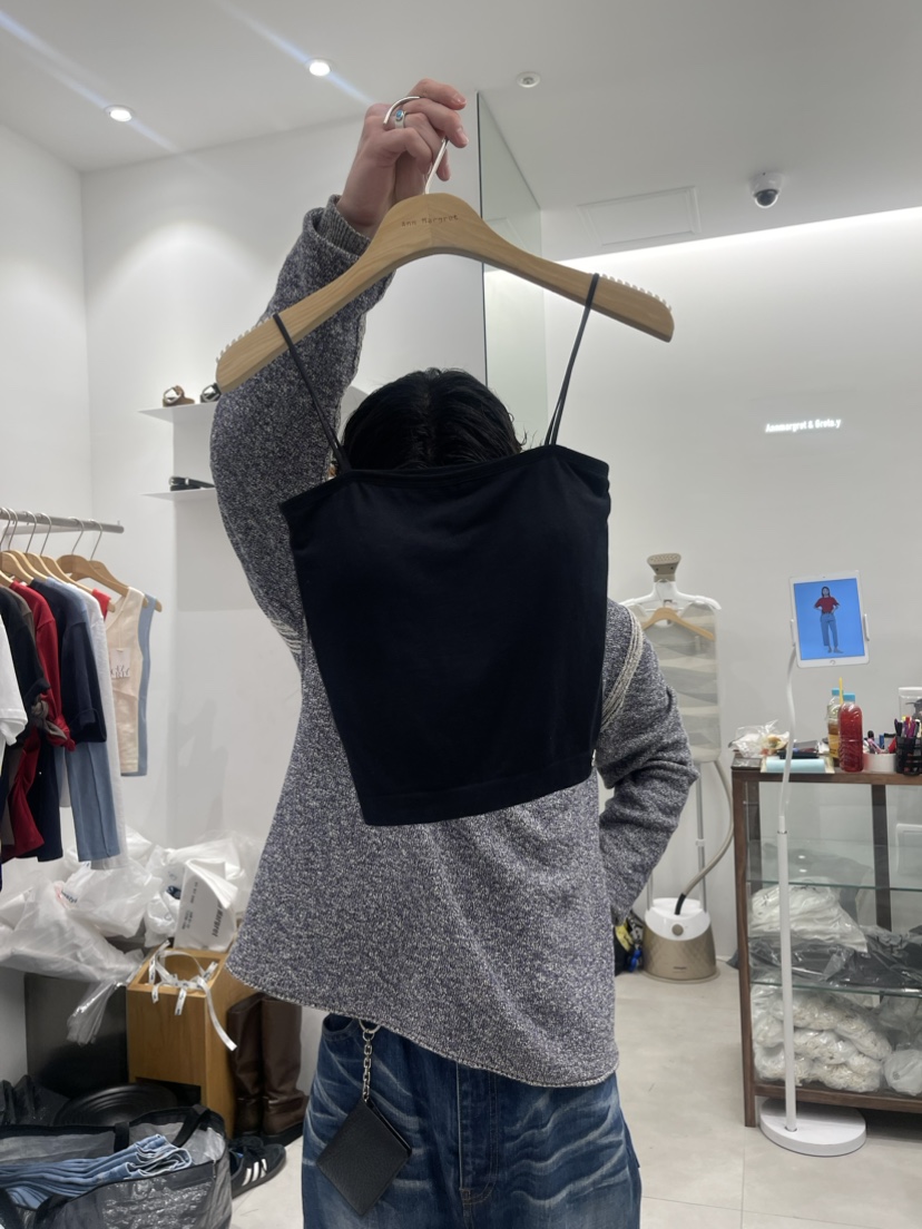 GRETA.Y直郵韓國代購女裝新款熱賣24春夏時尚真品吊帶背心GRETA.Y吊帶/背心圖色2