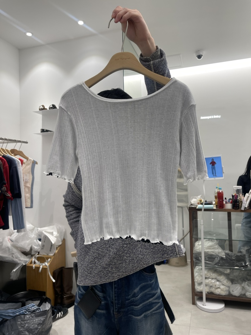 GRETA.Y韓國直郵女裝新品熱賣休閑職業人氣真品時尚24春夏T恤GRETA.YT恤