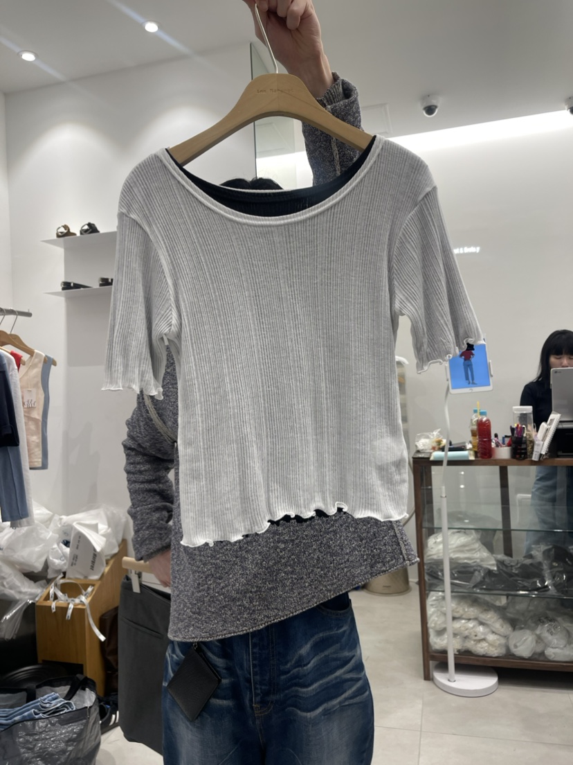 GRETA.Y韓國直郵女裝新品熱賣休閑職業人氣真品時尚24春夏T恤GRETA.YT恤