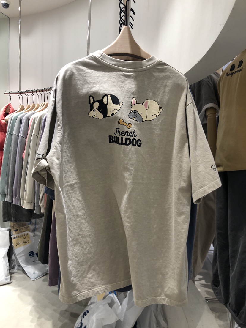 GOGO MAISON-男裝韓國直郵女裝新品推薦職業24春夏真品T恤GOGO MAISONT恤
