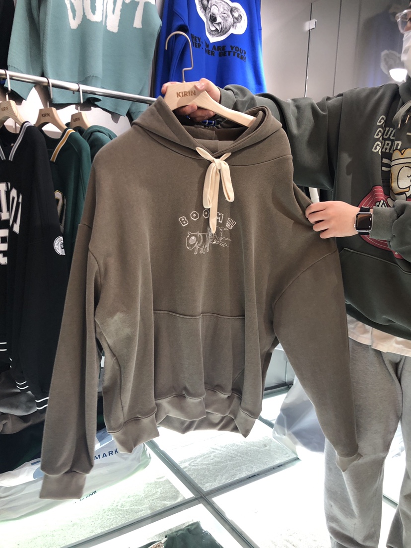 KIRIN-男裝韓國直郵東大門實拍女裝新款24春夏熱賣職業衛衣KIRIN-男裝衛衣圖色2