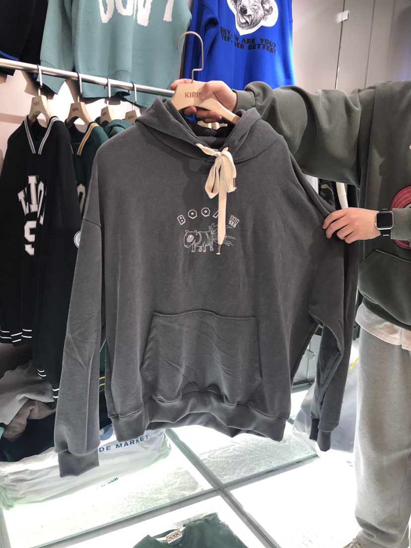 KIRIN-男裝韓國直郵東大門實拍女裝新款24春夏熱賣職業衛衣KIRIN-男裝衛衣圖色3