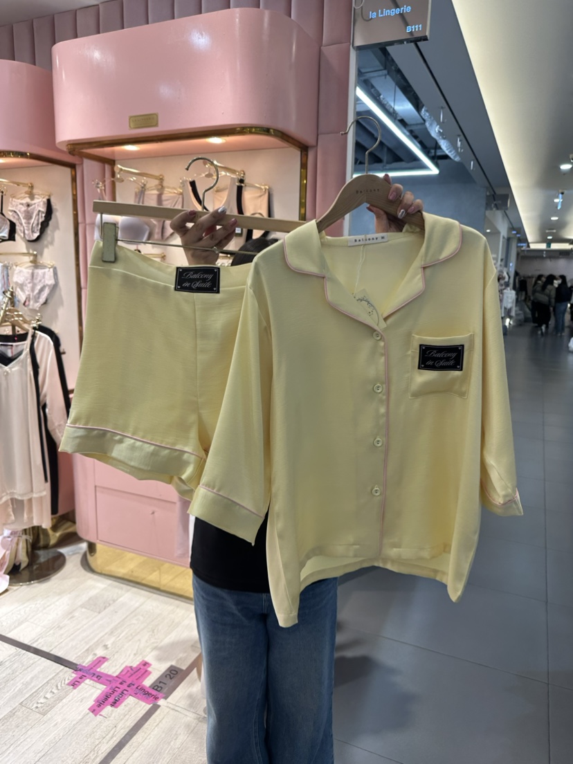 LA LINGERIE-P韓國直郵女裝新款真品時尚休閑推薦職業睡衣LA LINGERIE睡衣圖色2