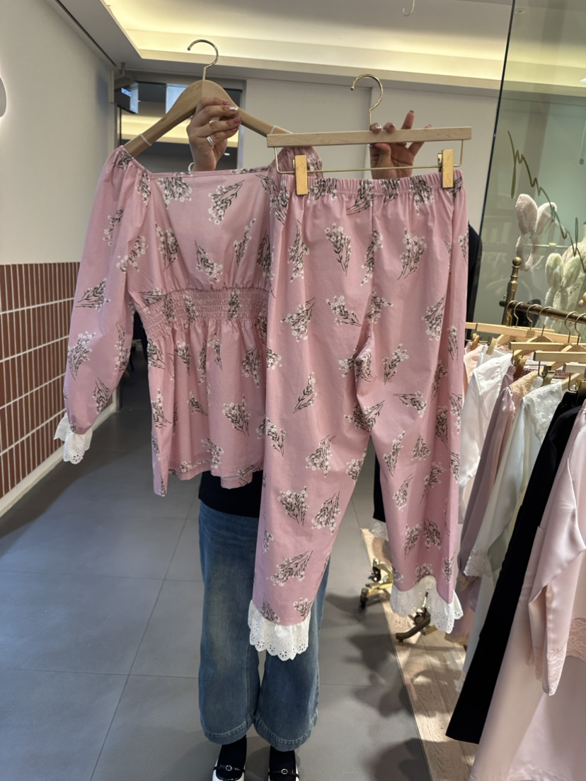 LA LINGERIE-P直郵韓國代購女裝新品24春夏職業熱賣睡衣LA LINGERIE睡衣
