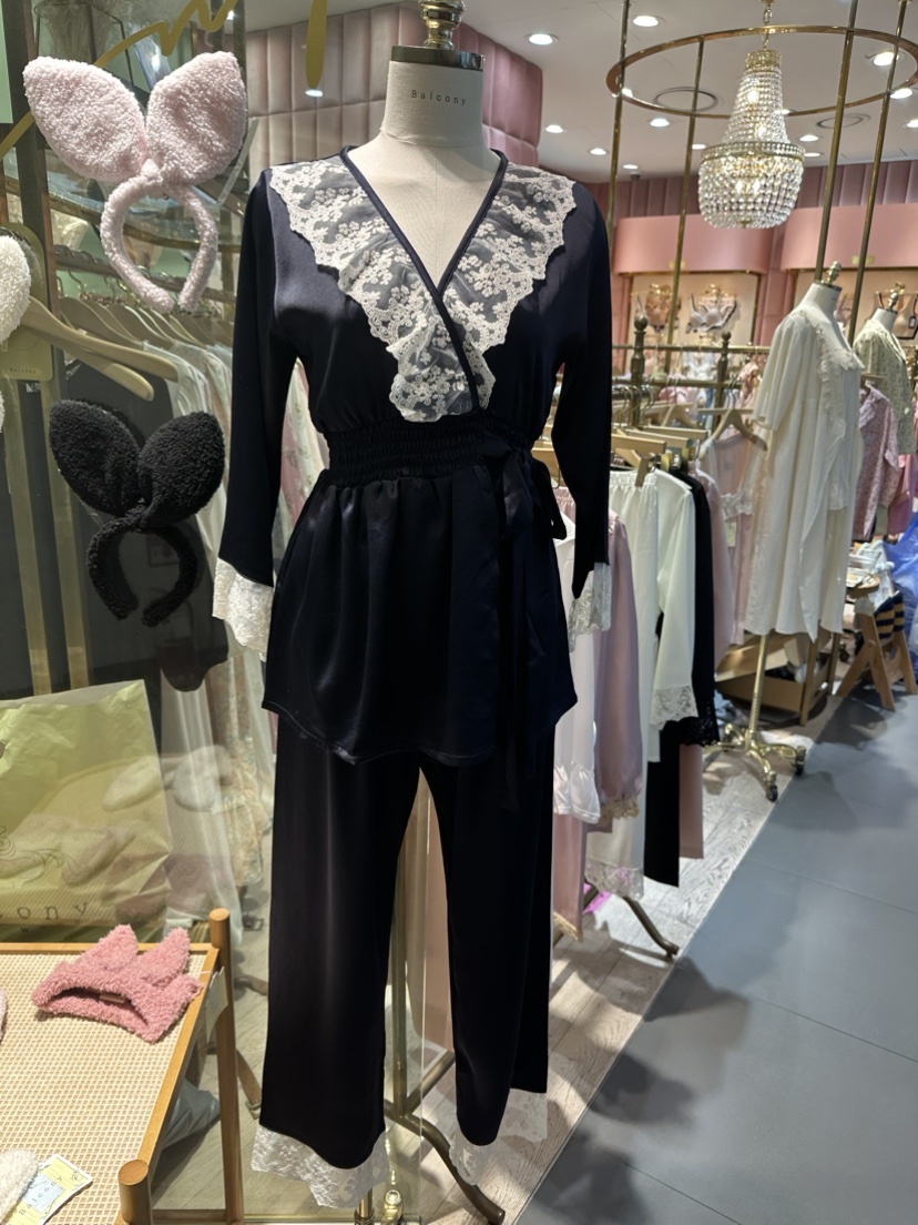LA LINGERIE-P韓國直郵女裝新品人氣職業熱賣真品24春夏睡衣LA LINGERIE睡衣圖色2