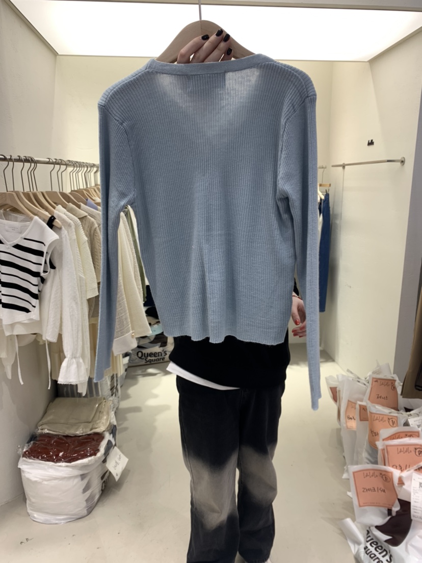 LULULALLA直郵韓國代購女裝新款時尚真品熱賣推薦針織衫雙面LULULALLA針織衫