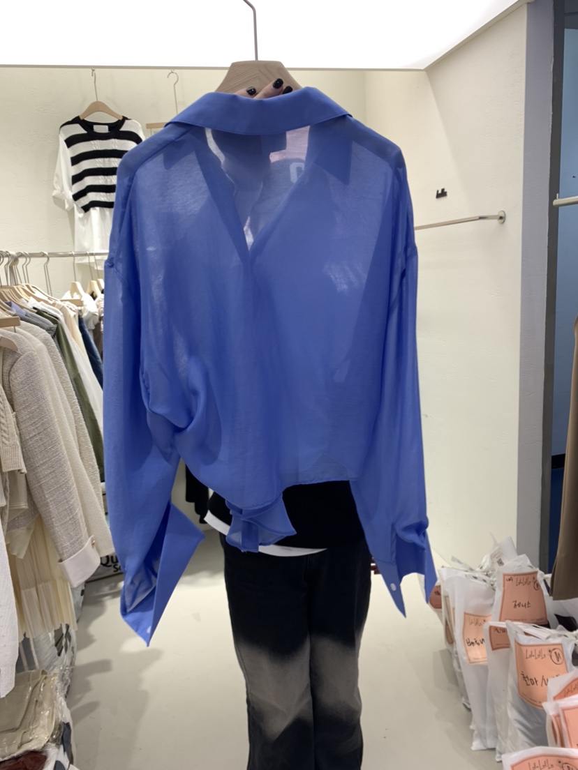 LULULALLA直郵韓國代購女裝新款真品熱賣職業推薦襯衫蕾絲衫LULULALLA襯衫/蕾絲衫