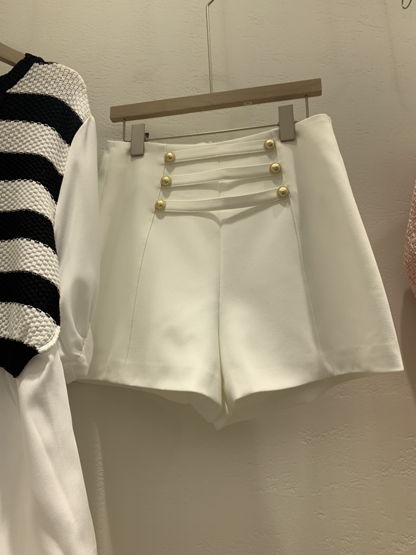 LULULALLA韓國直郵東大門實拍女裝新品人氣熱賣休閑時尚短褲LULULALLA短褲圖色1