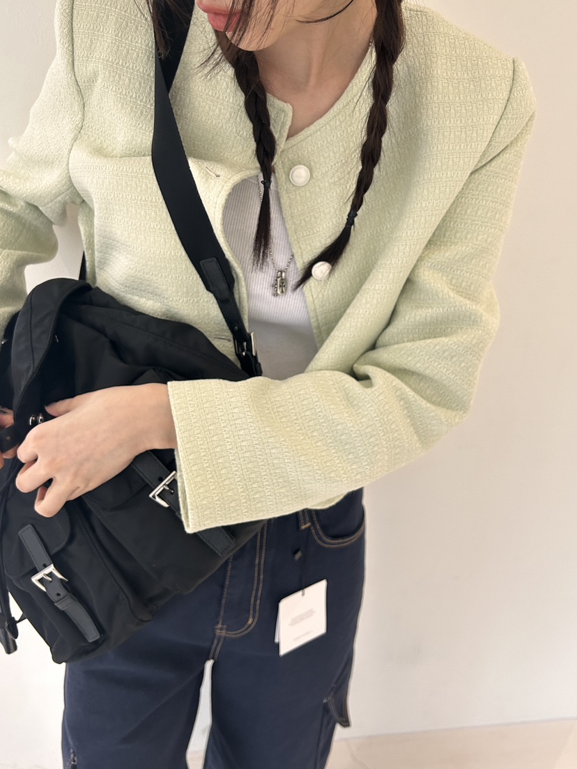ME MO韓國直郵女裝新款24春夏時尚休閑熱賣職業真品夾克ME MO夾克