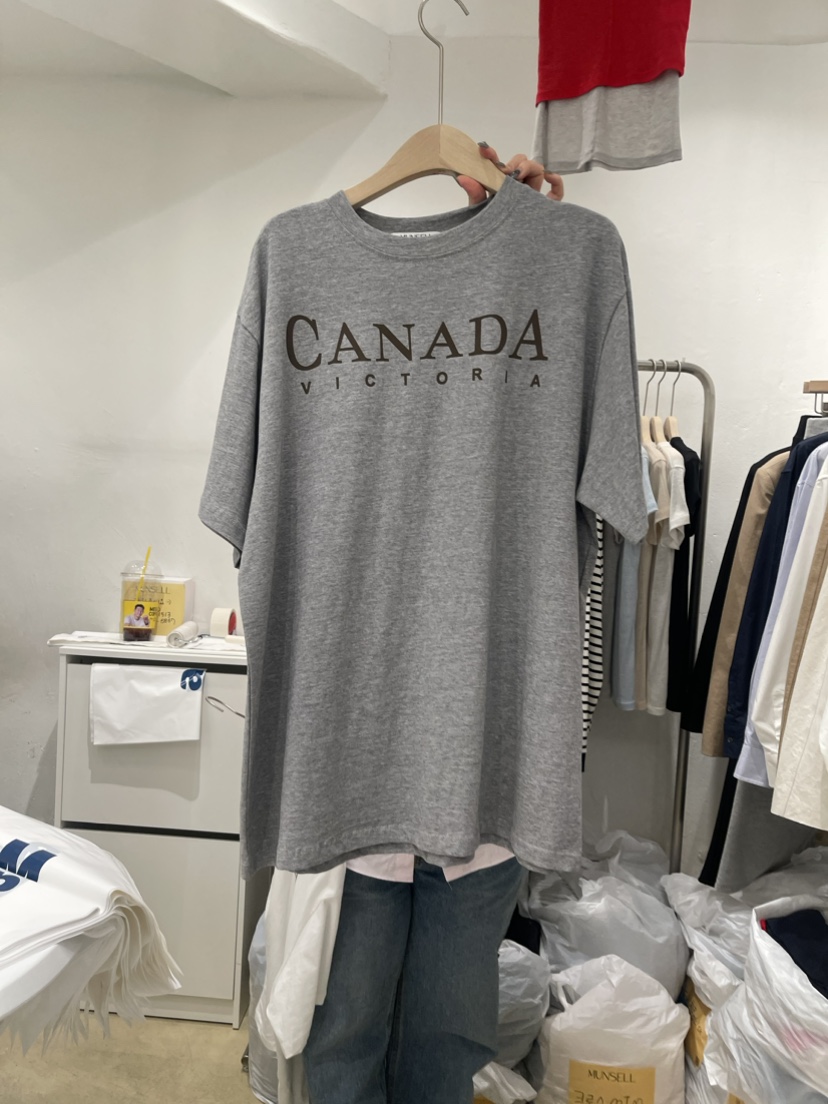 MUNSELL直郵韓國代購女裝新品人氣熱賣時尚職業休閑24春夏T恤MUNSELLT恤圖色2