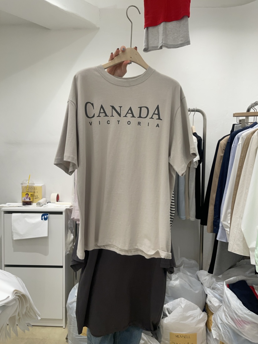 MUNSELL直郵韓國代購女裝新品人氣熱賣時尚職業休閑24春夏T恤MUNSELLT恤圖色3
