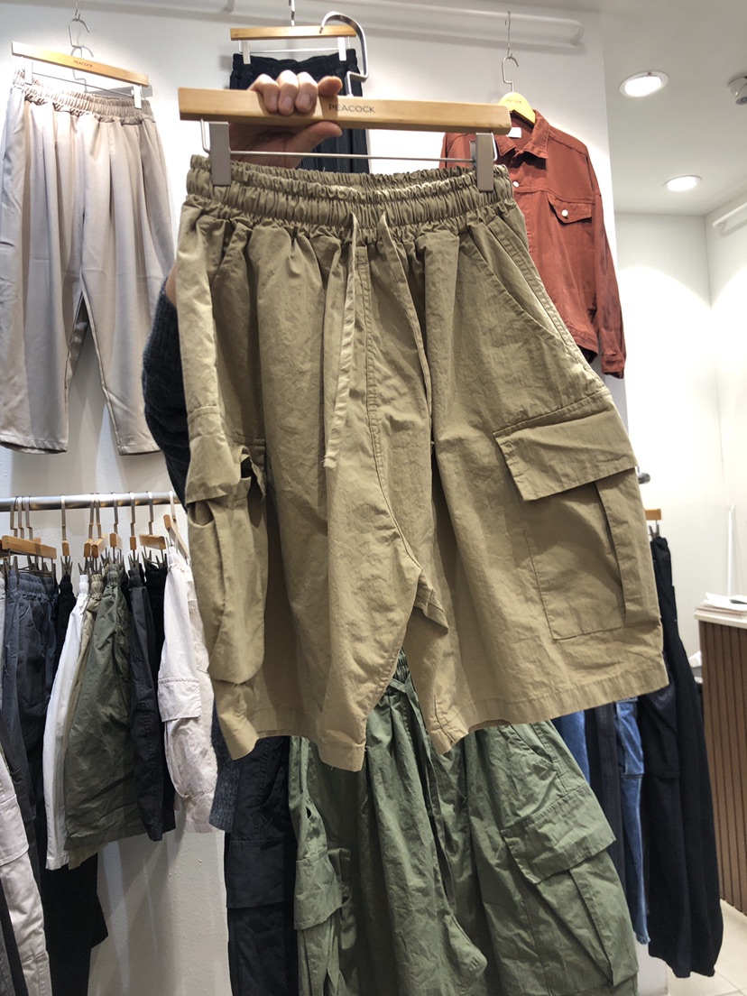 PEACOCK-男裝韓國直郵女裝新品24春夏職業熱賣休閑真品短褲PEACOCK-男裝短褲圖色2