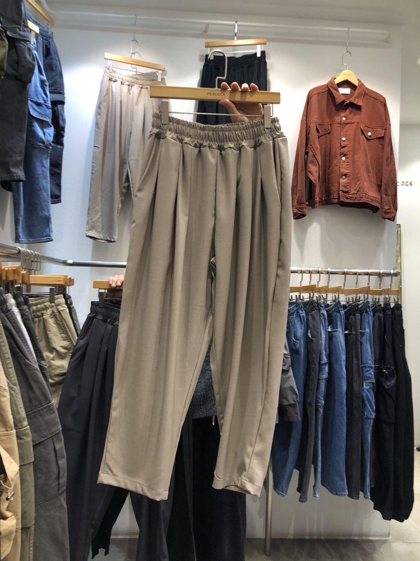 PEACOCK-男裝韓國直郵東大門代購女裝新品推薦24春夏休閑褲PEACOCK-男裝休閑褲