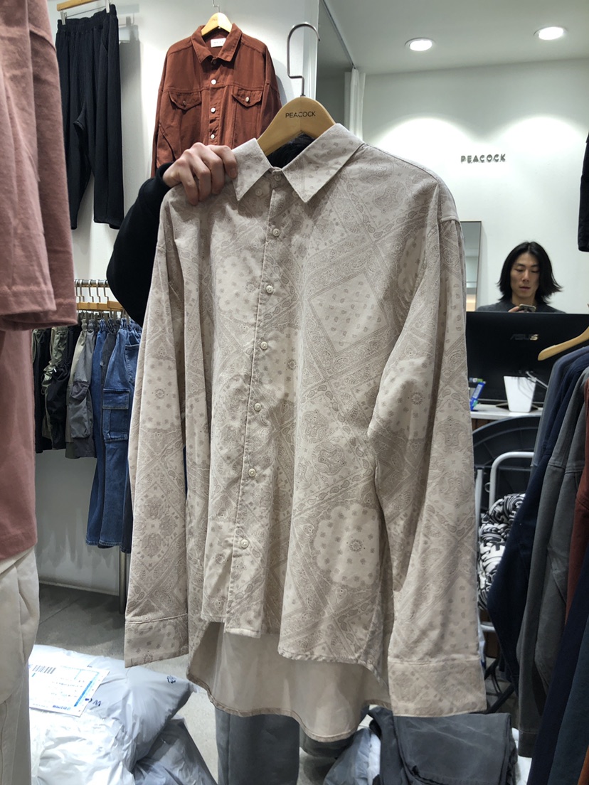 PEACOCK-男裝韓國直郵女裝新品時尚熱賣職業人氣襯衫蕾絲衫PEACOCK-男裝襯衫/蕾絲衫