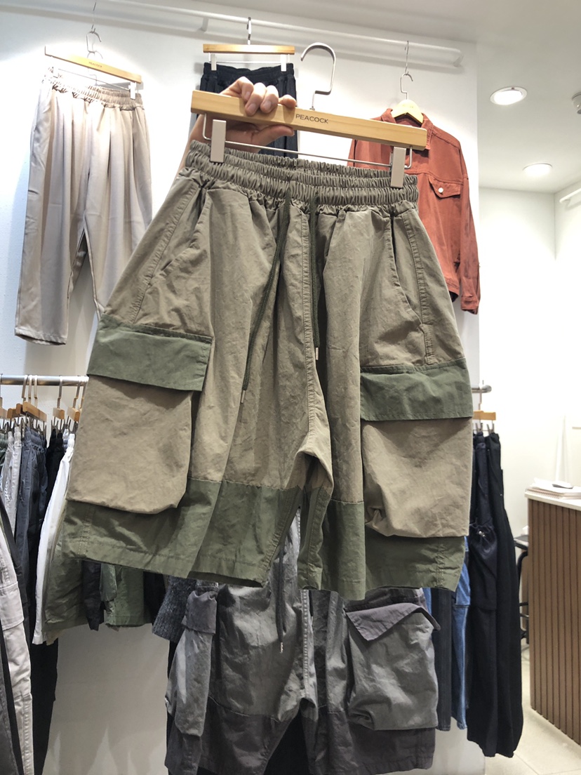 PEACOCK-男裝韓國直郵東大門實拍女裝新品推薦24春夏短褲PEACOCK-男裝短褲