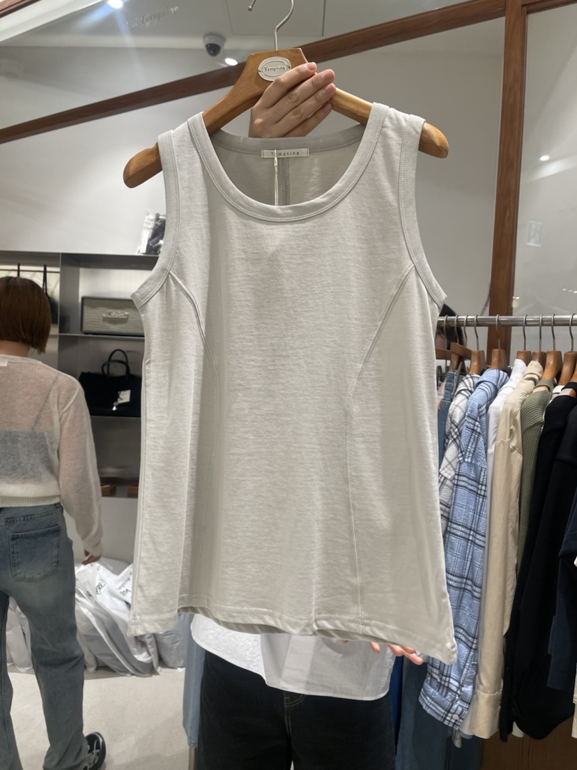 TEMPTING直郵韓國代購女裝新品24春夏職業休閑真品吊帶背心TEMPTING吊帶/背心圖色2