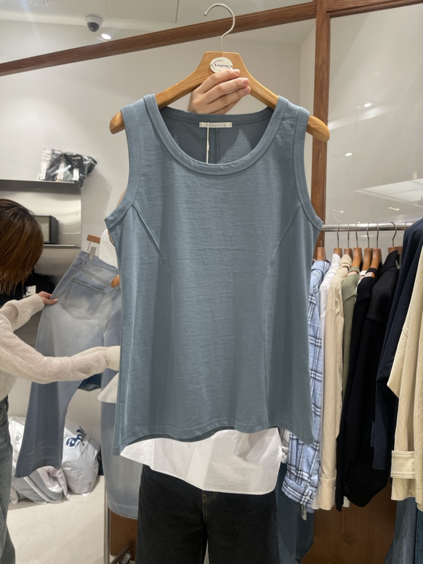 TEMPTING直郵韓國代購女裝新品24春夏職業休閑真品吊帶背心TEMPTING吊帶/背心圖色3