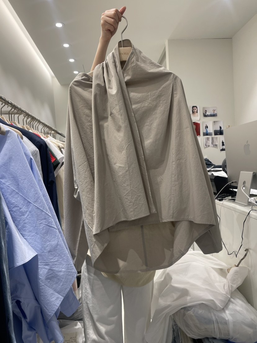 UNNOEUD韓國直郵女裝新品推薦職業人氣時尚真品24春夏襯衫蕾絲衫THE REST/UNNOEUD襯衫/蕾絲衫圖色2