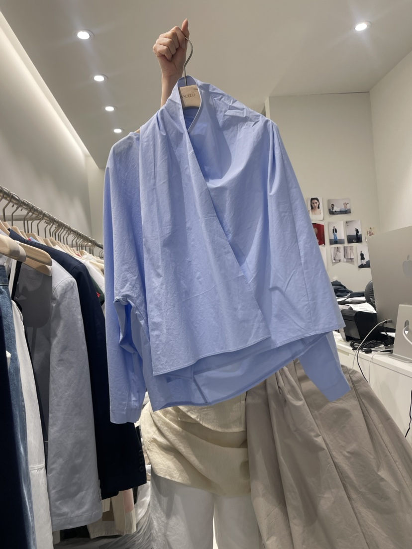 UNNOEUD韓國直郵女裝新品推薦職業人氣時尚真品24春夏襯衫蕾絲衫THE REST/UNNOEUD襯衫/蕾絲衫圖色3