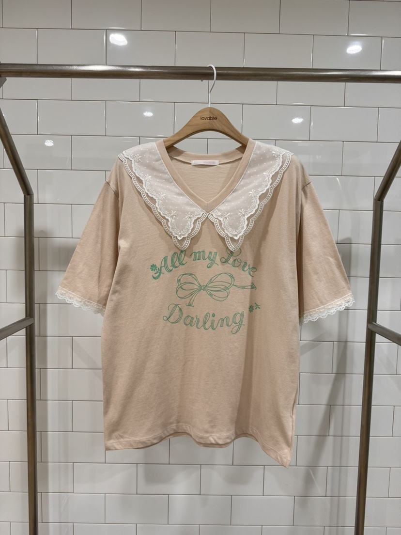 LOVABLE韓國直郵東大門實拍女裝新款人氣熱賣時尚真品推薦T恤LOVABLET恤圖色2