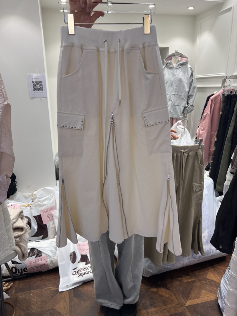 ANOES韓國直郵女裝新品24春夏休閑時尚真品熱賣半身裙中短裙ANOES半身裙/中短裙