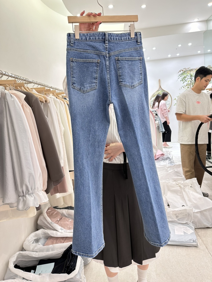 GRACIA韓國直郵東大門實拍女裝新品熱賣人氣真品牛仔褲喇叭形GRACIA牛仔褲