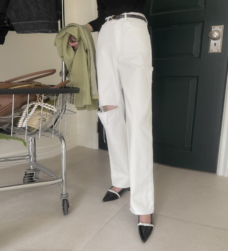 LEA直郵韓國代購女裝新品推薦休閑24春夏人氣時尚職業休閑褲이향休閑褲