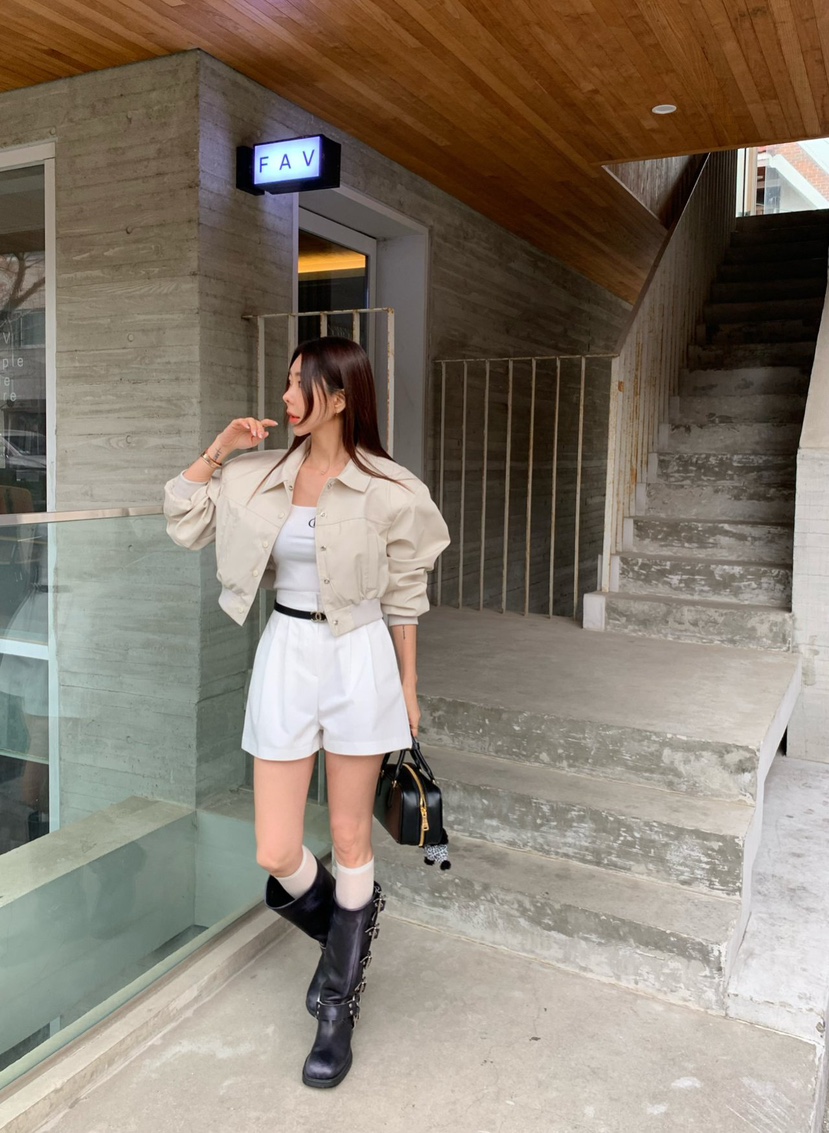 REVE CITE韓國直郵女裝新款熱賣時尚真品職業推薦24春夏短褲REVE CITE短褲