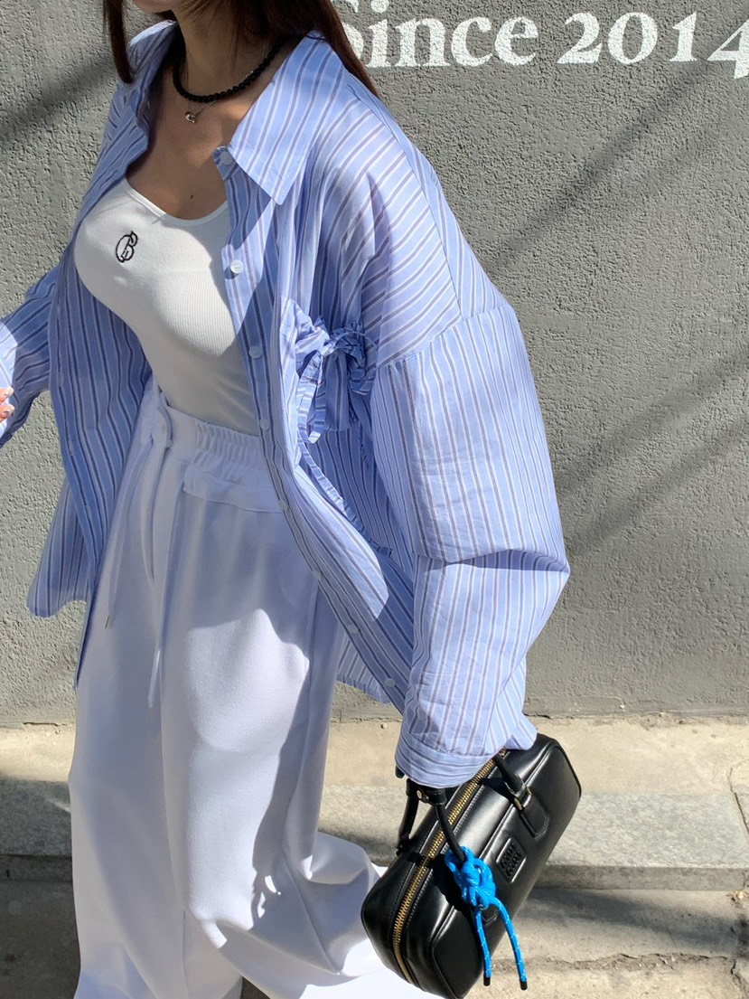REVE CITE直郵韓國代購女裝新品人氣休閑真品時尚襯衫蕾絲衫REVE CITE襯衫/蕾絲衫