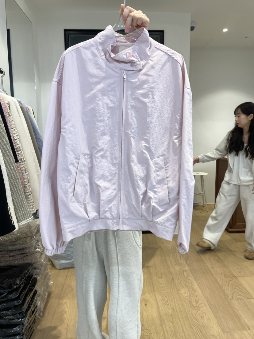 RIVEROOM直郵韓國代購女裝新品24春夏熱賣真品時尚推薦夾克RIVEROOM夾克圖色2
