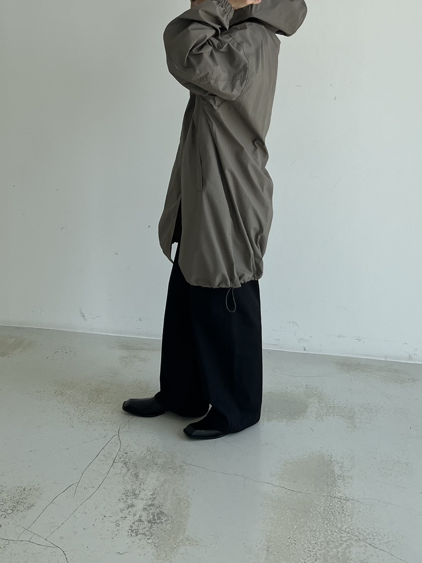 TAUPE韓國直郵東大門代購女裝新款時尚人氣真品中長款大衣兜帽TAUPE中長款大衣
