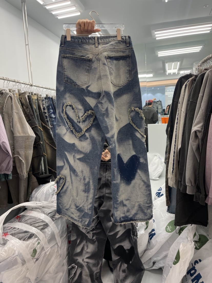 UNUSED,LAB-男裝直郵韓國代購女裝新品真品人氣24春夏牛仔褲UNUSED,LAB-男裝牛仔褲