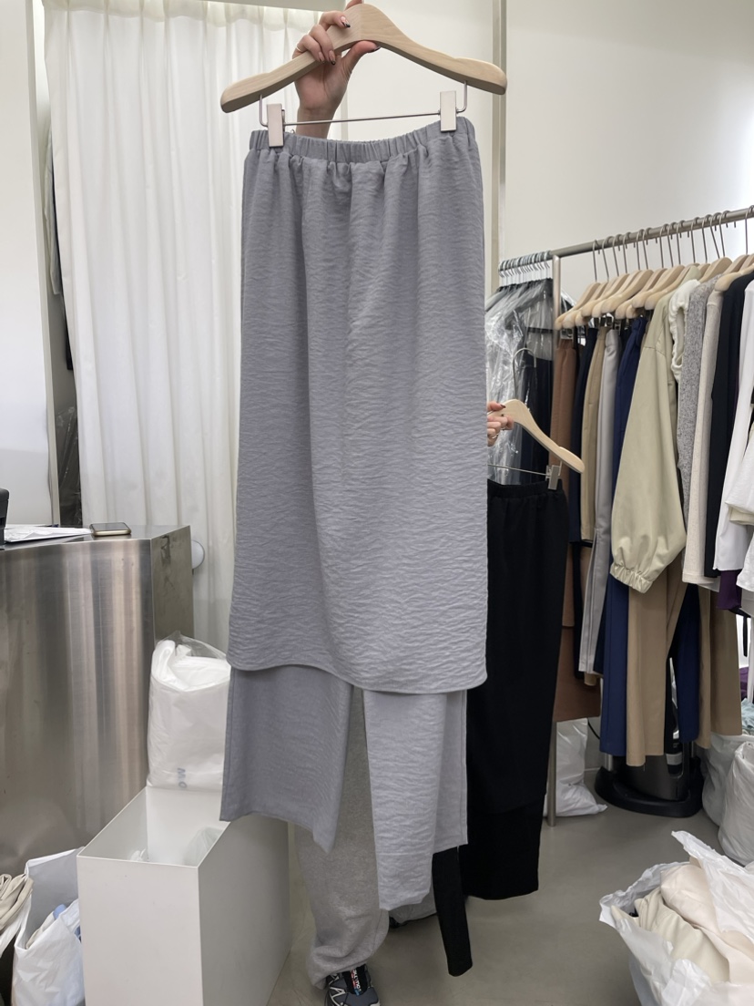 UNDERROW韓國直郵東大門實拍女裝新品推薦時尚24春夏裙褲RECOVER/MOMENT裙褲圖色2