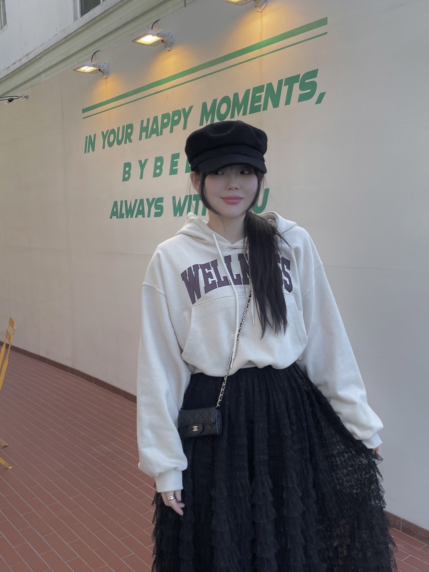 BIENVU直郵韓國代購女裝新品時尚推薦24春夏職業人氣衛衣BIENVU衛衣