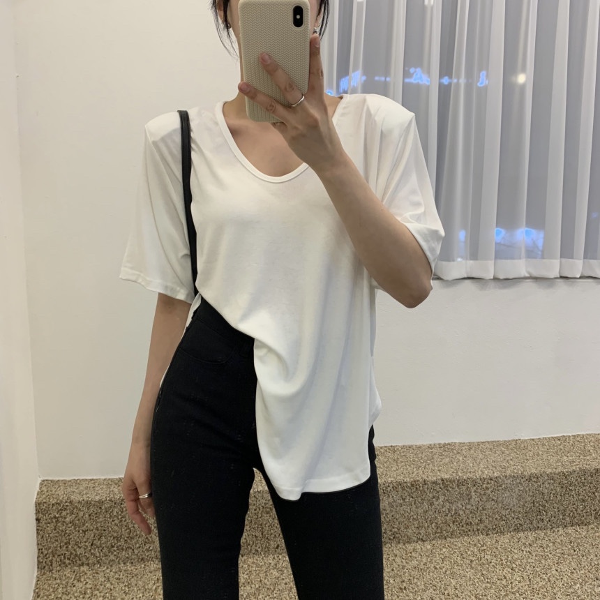BIENVU韓國直郵東大門代購女裝新品人氣休閑時尚真品熱賣T恤BIENVUT恤圖色4