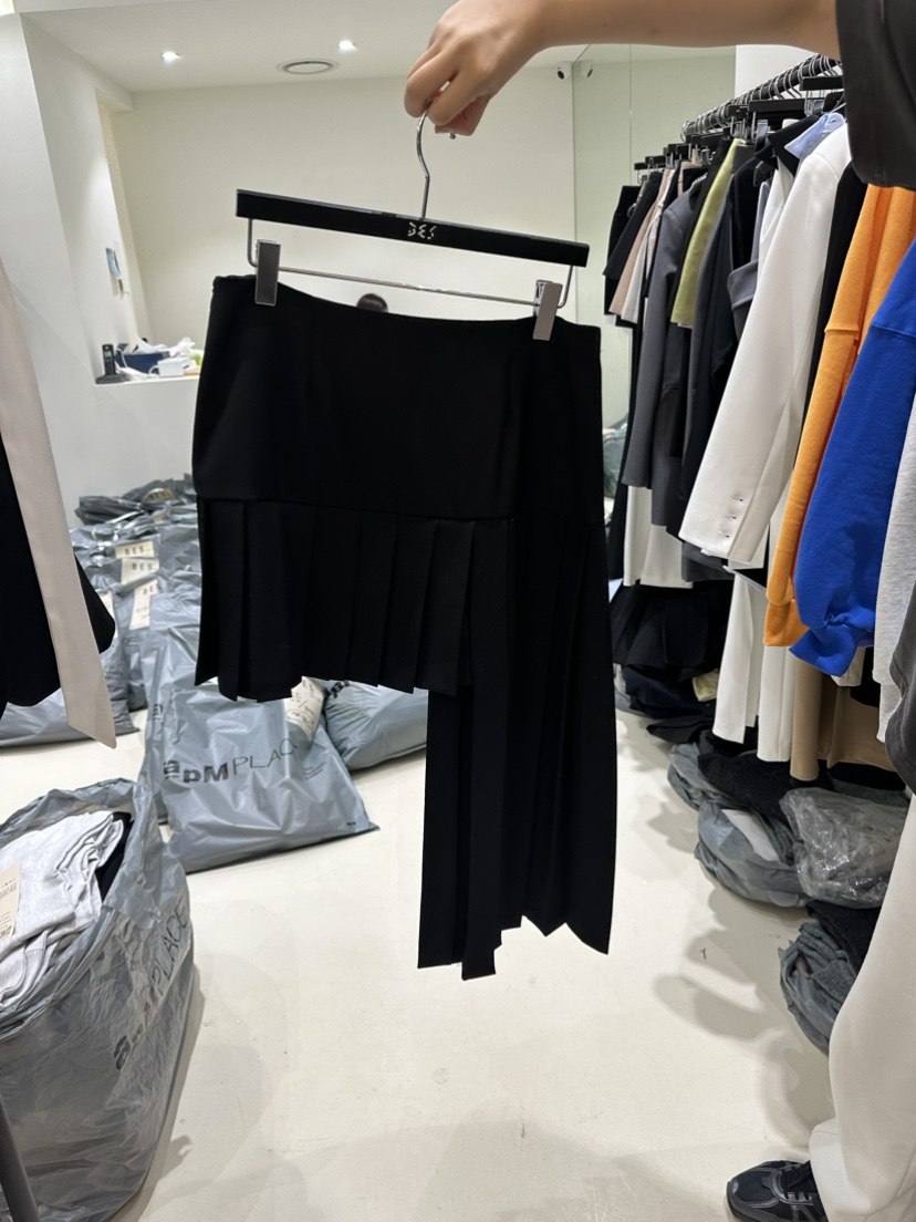 BES韓國直郵東大門代購女裝新款24春夏真品休閑人氣時尚短裙BES短裙