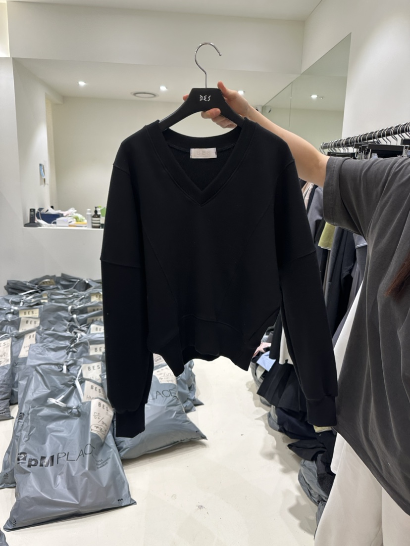 BES直郵韓國代購女裝新款真品人氣休閑時尚職業熱賣推薦衛衣BES衛衣圖色2