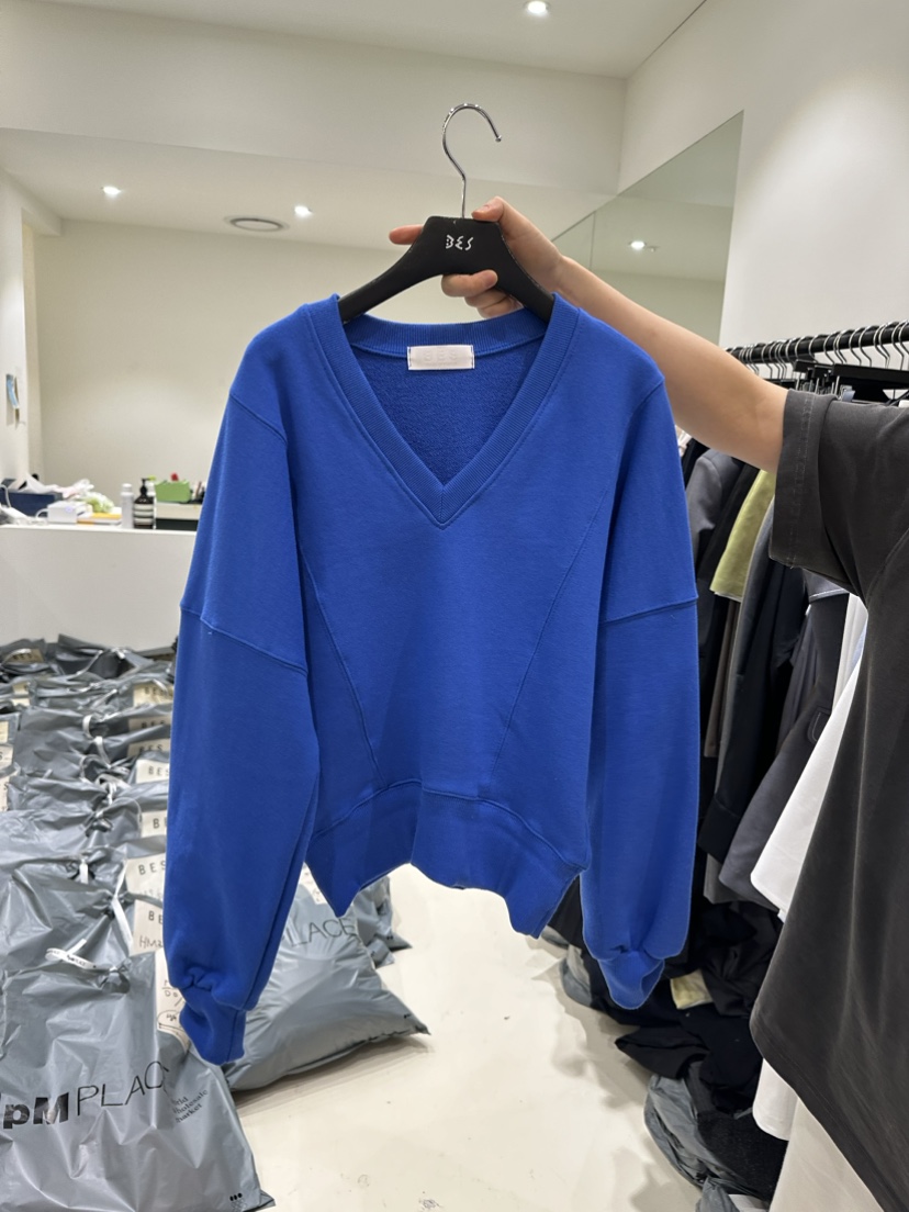 BES直郵韓國代購女裝新款真品人氣休閑時尚職業熱賣推薦衛衣BES衛衣圖色5