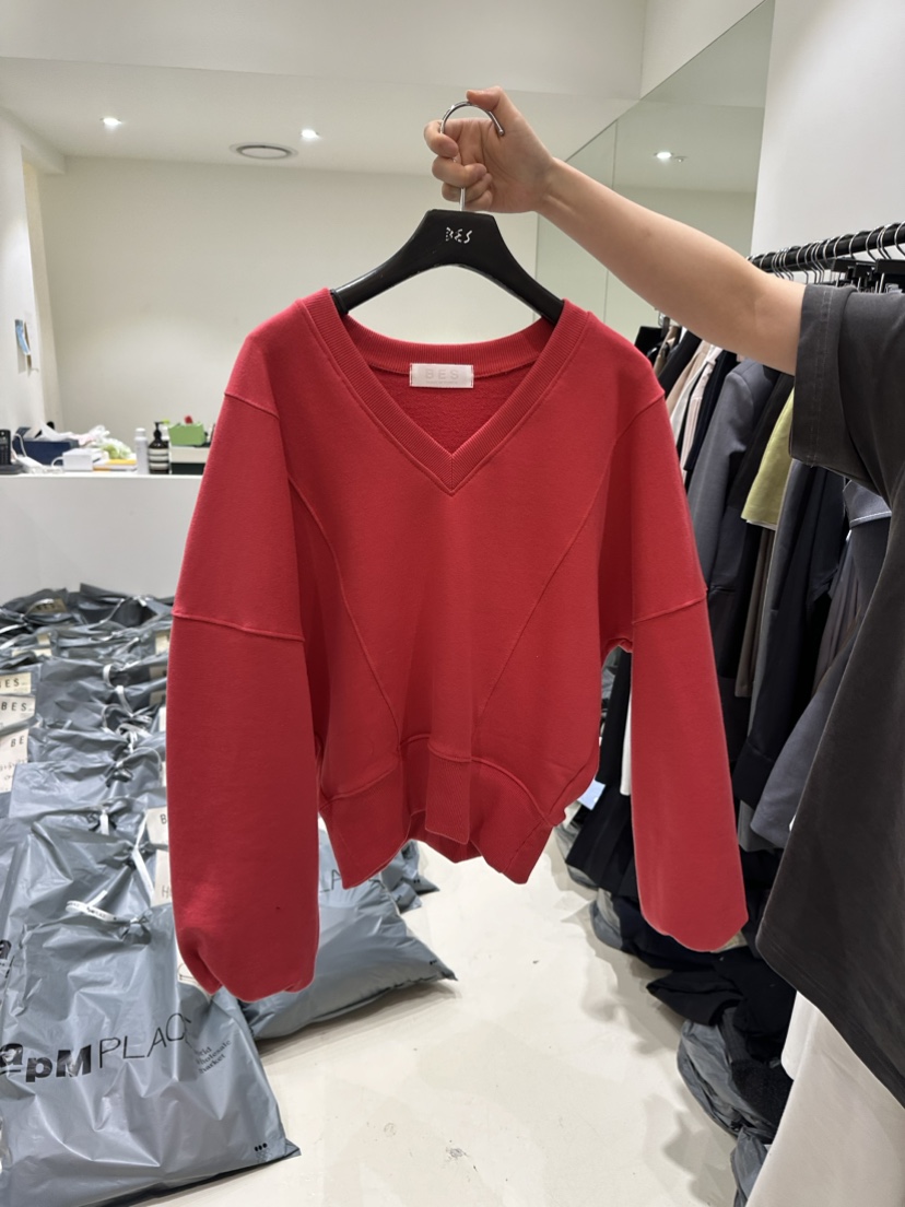 BES直郵韓國代購女裝新款真品人氣休閑時尚職業熱賣推薦衛衣BES衛衣圖色7