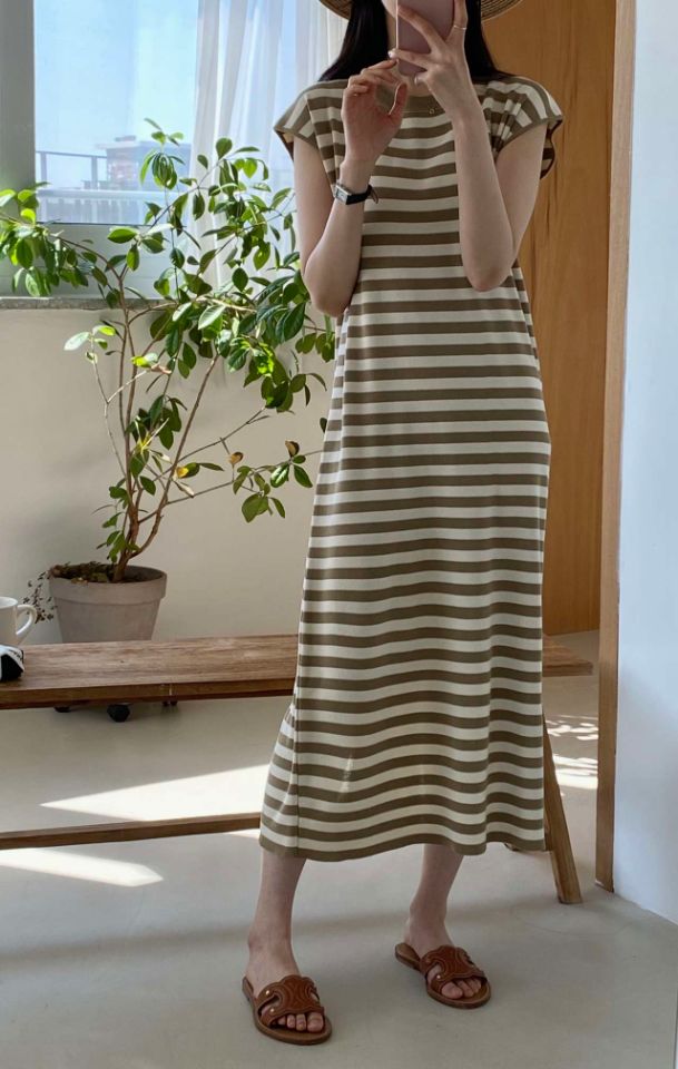 DORI直郵韓國代購女裝新款休閑熱賣職業真品24春夏連衣裙OURR連衣裙