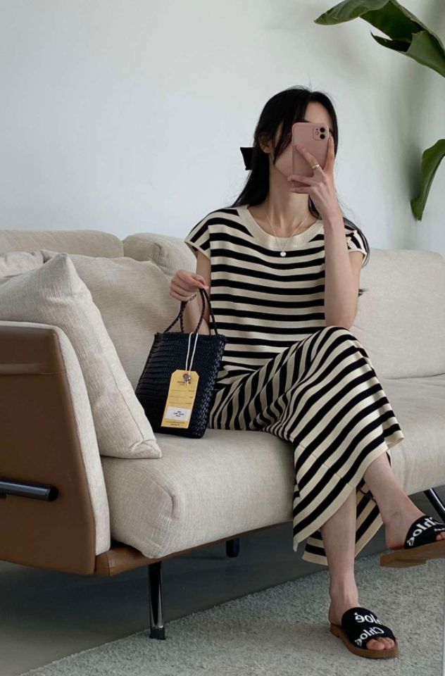 DORI直郵韓國代購女裝新款休閑熱賣職業真品24春夏連衣裙OURR連衣裙