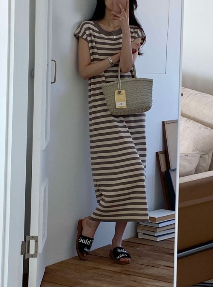 DORI直郵韓國代購女裝新款休閑熱賣職業真品24春夏連衣裙OURR連衣裙