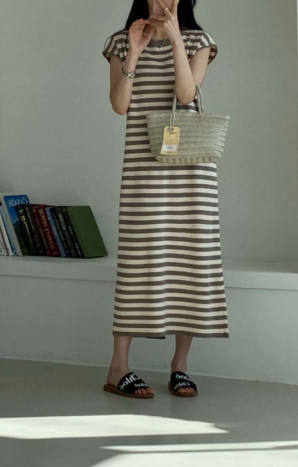 DORI直郵韓國代購女裝新款休閑熱賣職業真品24春夏連衣裙OURR連衣裙